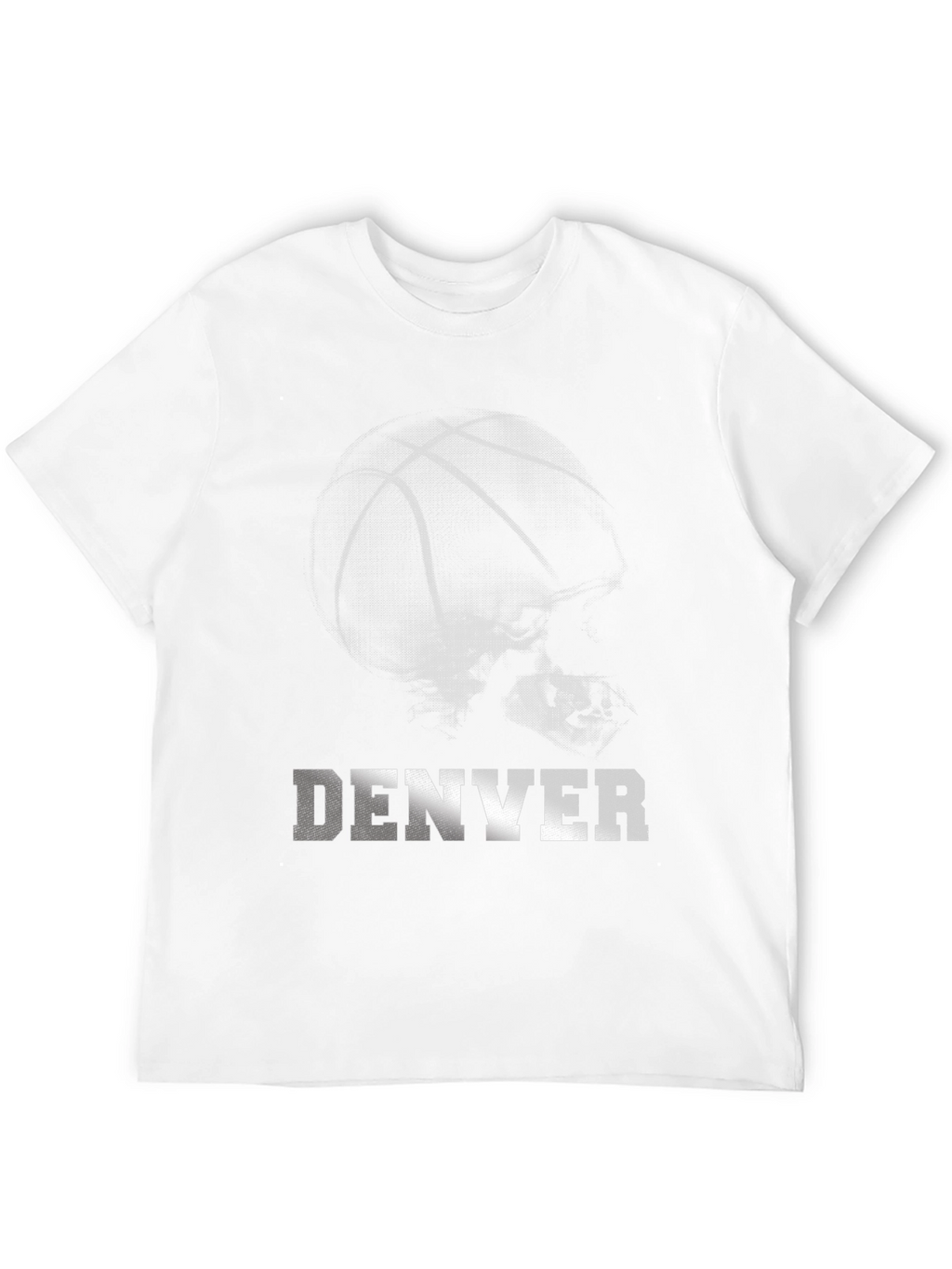 Denver Basketball Graphic T-Shirt - Black