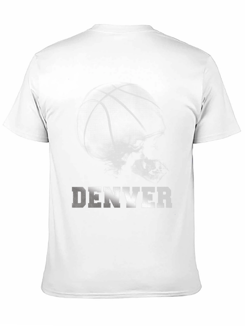 Denver Basketball Graphic T-Shirt - Black