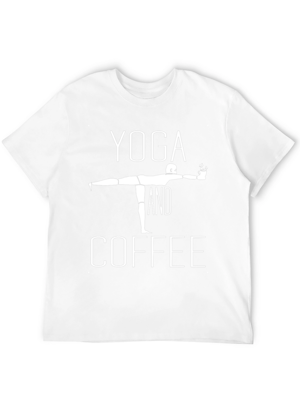 Yoga and Coffee Graphic T-Shirt
