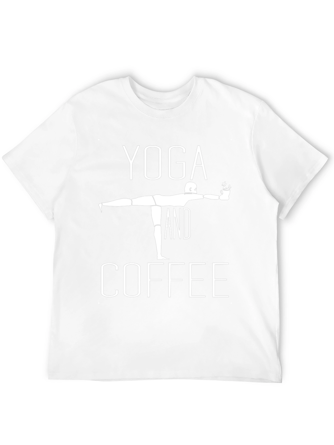 Yoga and Coffee Graphic T-Shirt