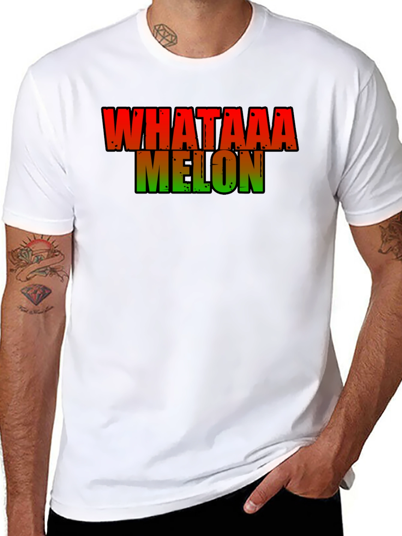 Whataa Melon T-Shirt - Funny Summer Tee