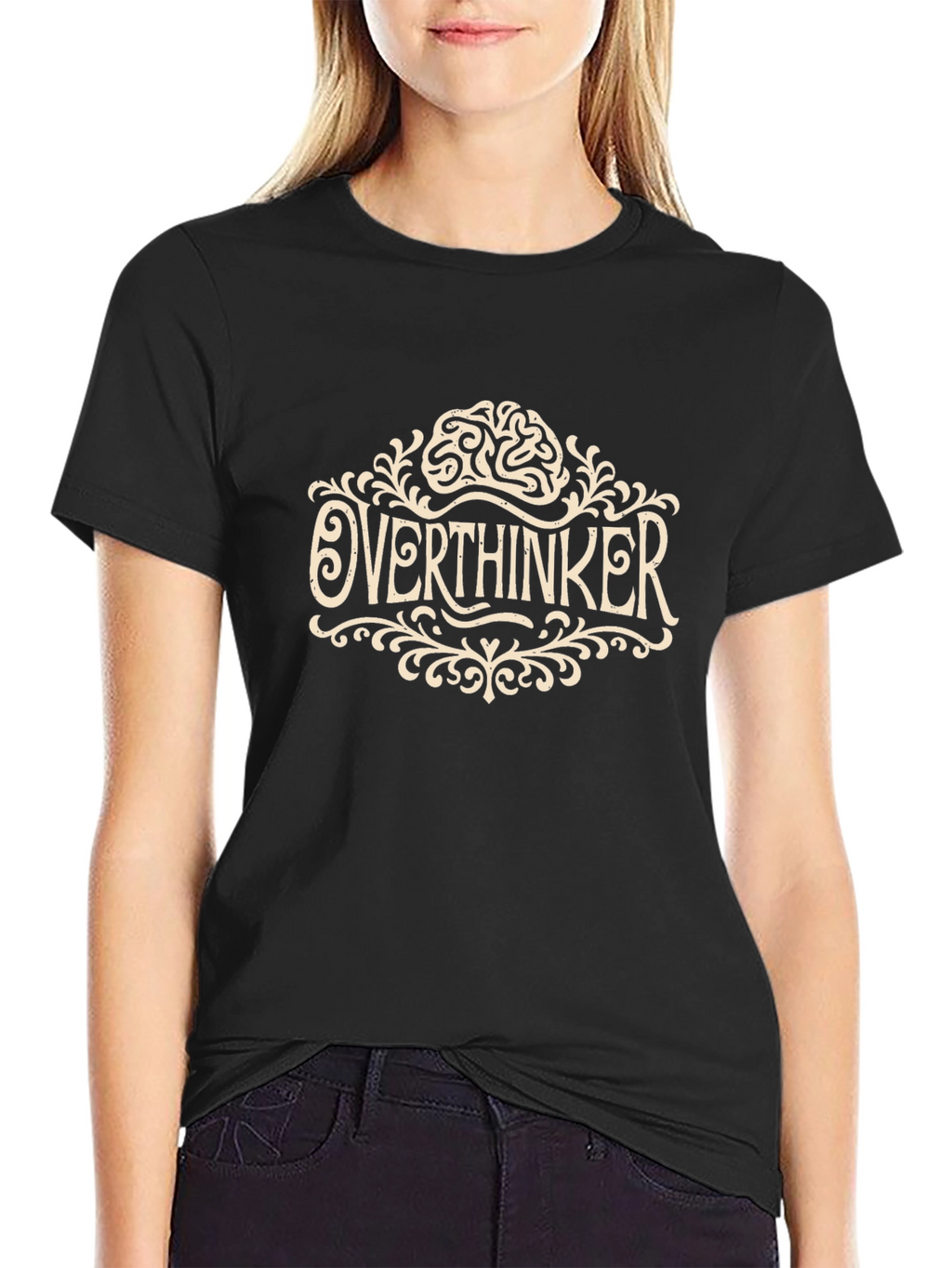 Overthinker T-Shirt - Funny Brain Tee