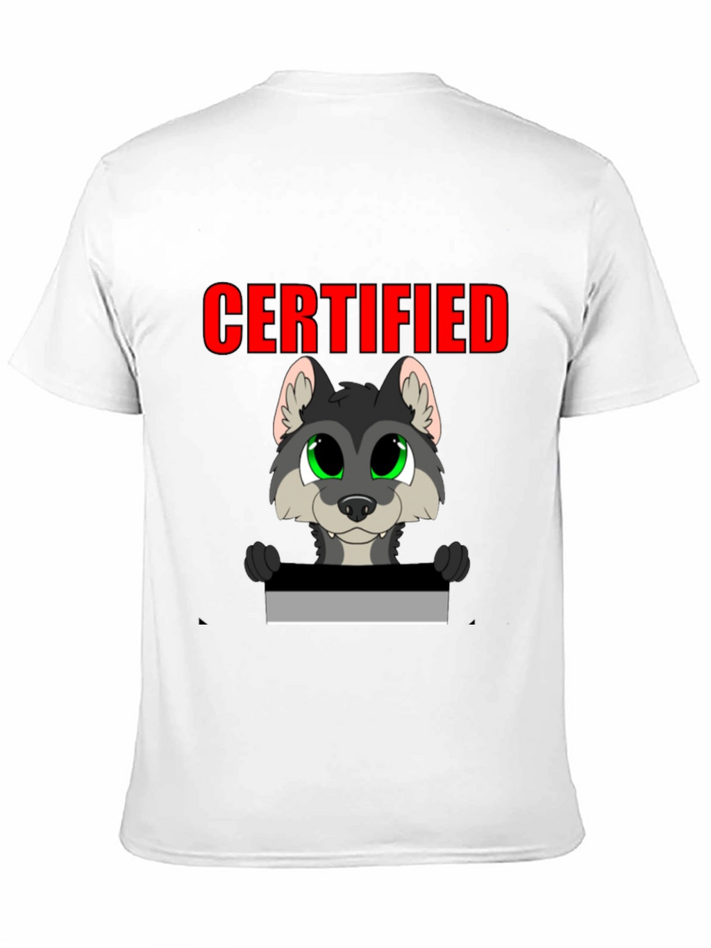 Certified Wolf Graphic T-Shirt - Black