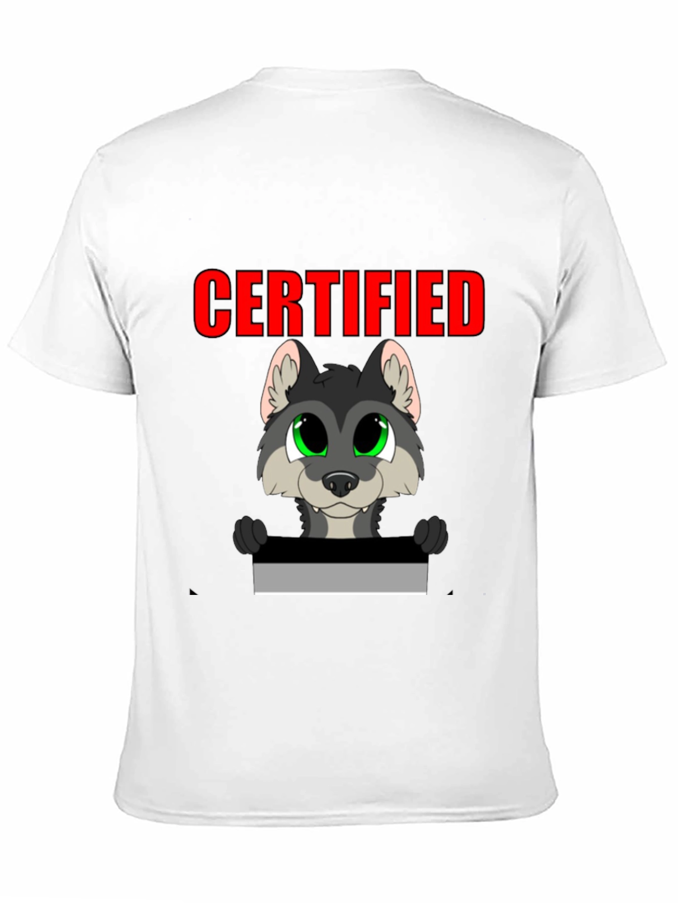 Certified Wolf Graphic T-Shirt - Black