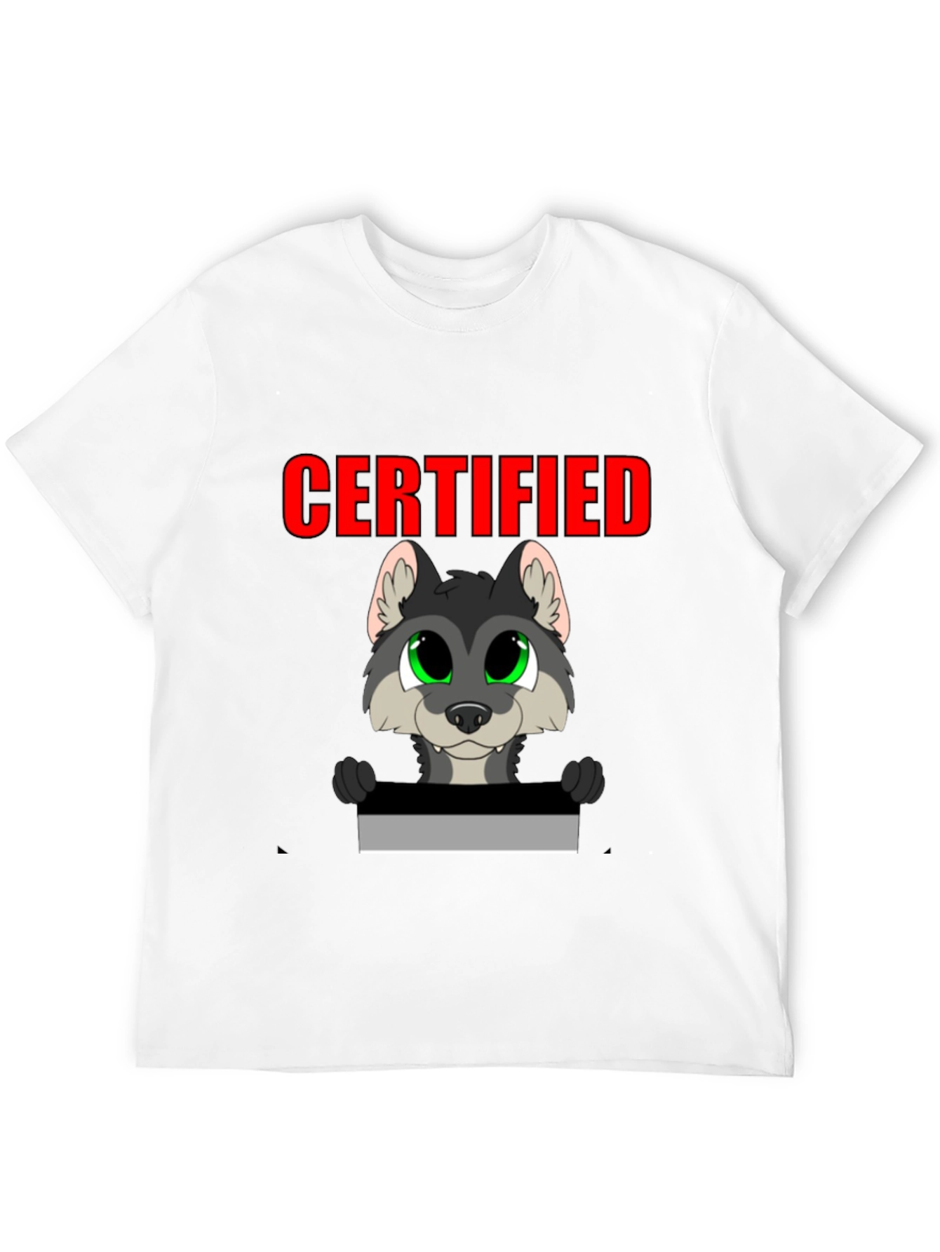 Certified Wolf Graphic T-Shirt - Black