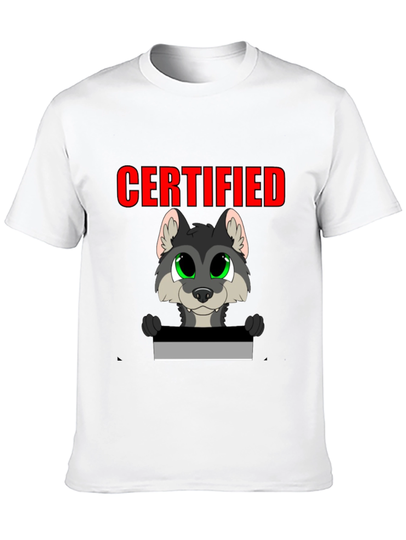 Certified Wolf Graphic T-Shirt - Black