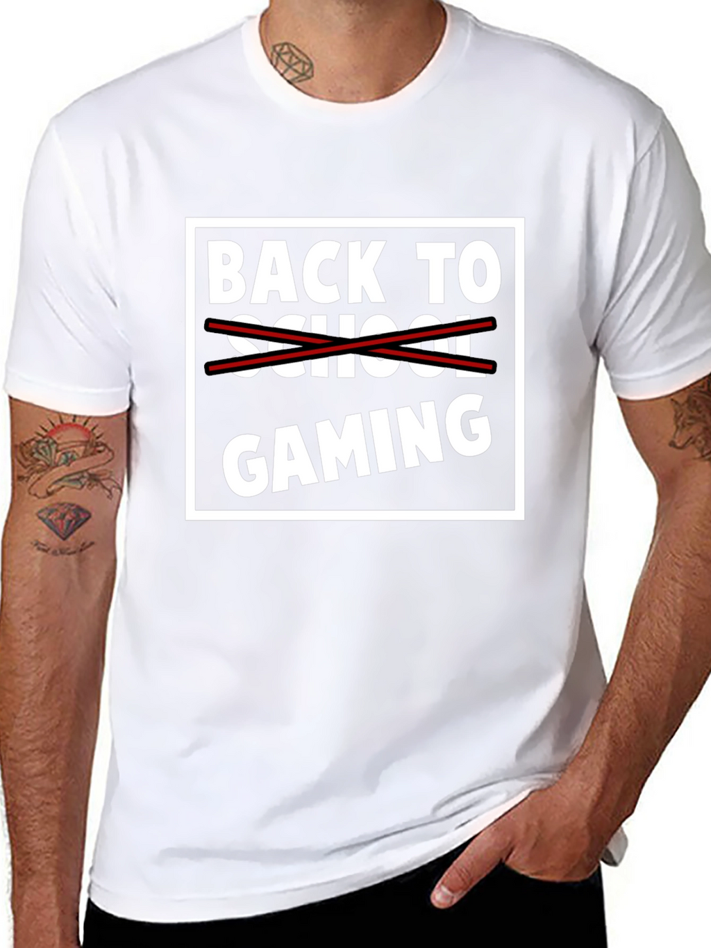 Back to Gaming T-Shirt - Black Graphic Tee