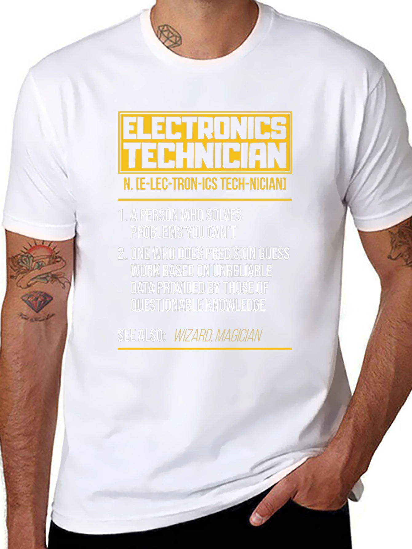 Electronics Technician Definition T-Shirt