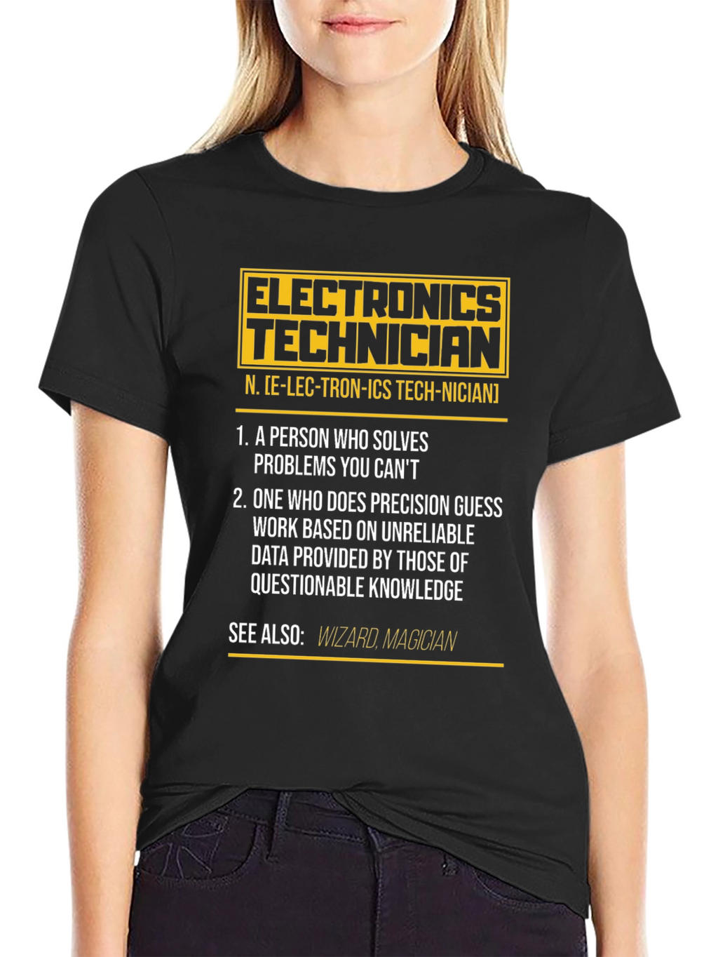Electronics Technician Definition T-Shirt