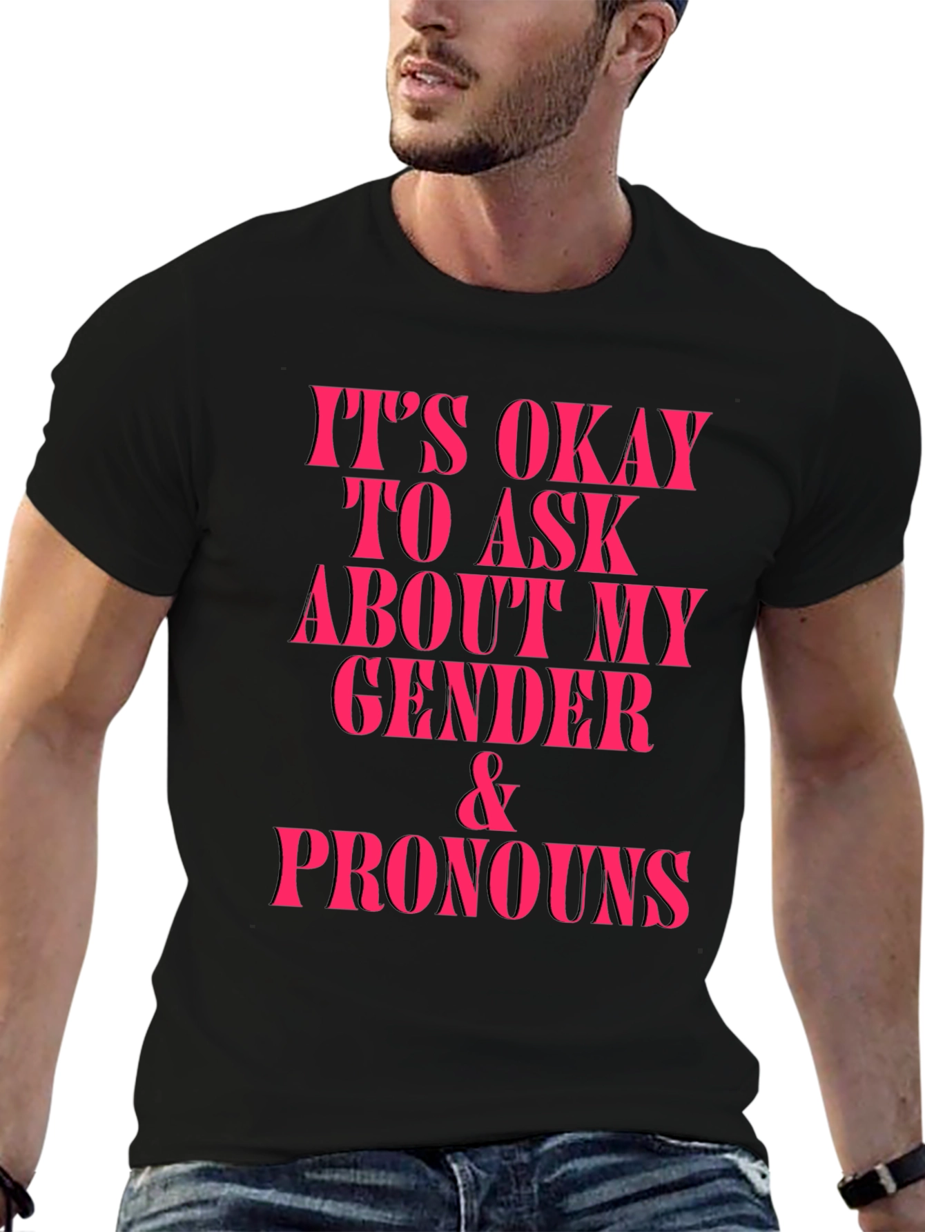 Gender & Pronouns Okay to Ask Graphic Tee