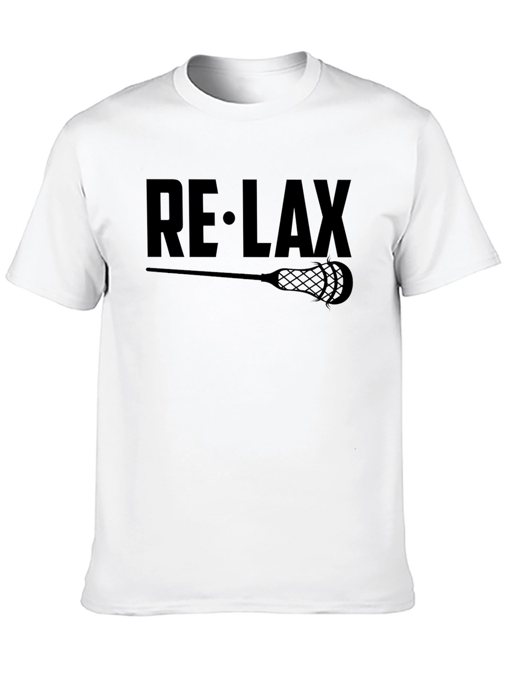 RE-LAX Lacrosse Graphic T-Shirt - Black