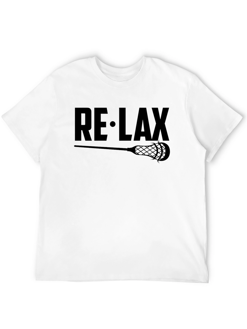 RE-LAX Lacrosse Graphic T-Shirt - Black