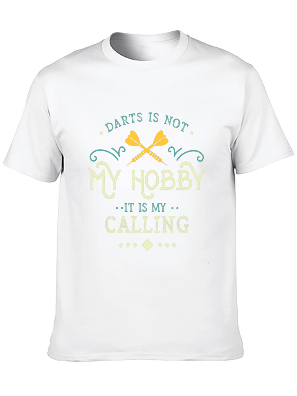 Darts is My Calling Graphic T-Shirt - Black