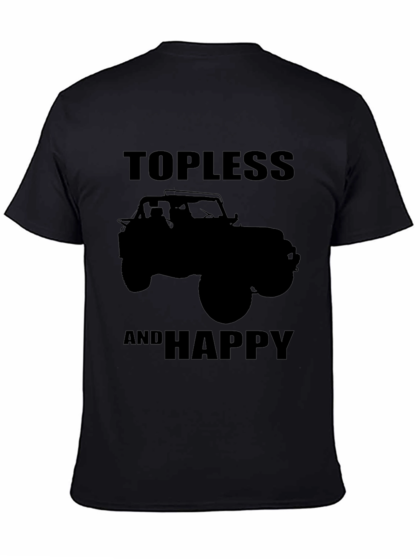 Topless and Happy Jeep T-Shirt