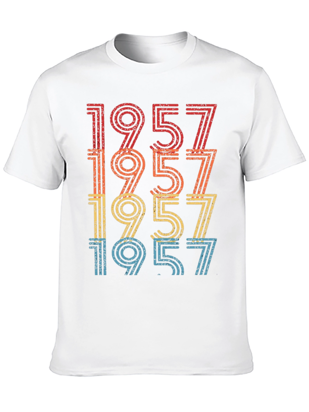Retro 1957 Birthday Graphic T-Shirt