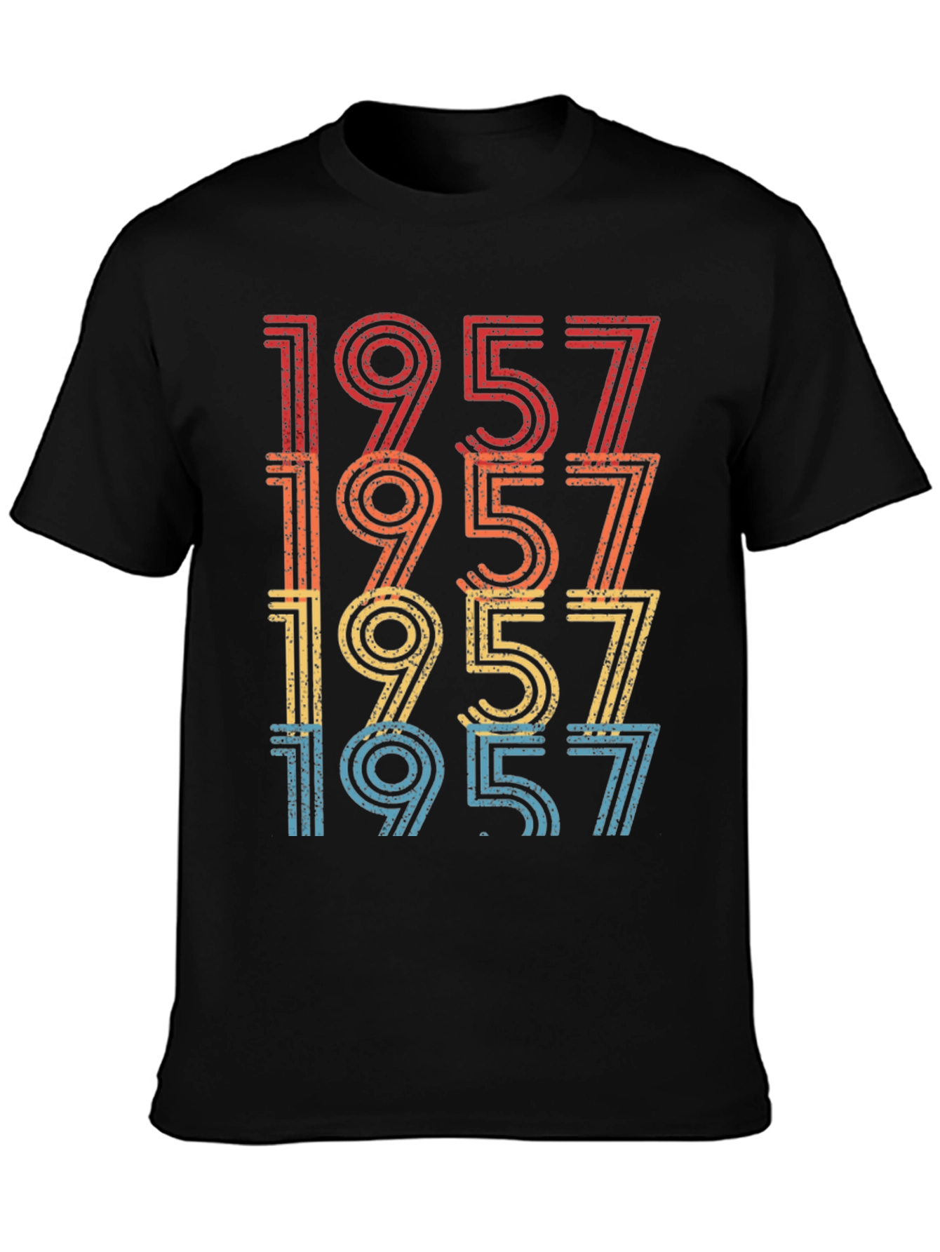 Retro 1957 Birthday Graphic T-Shirt