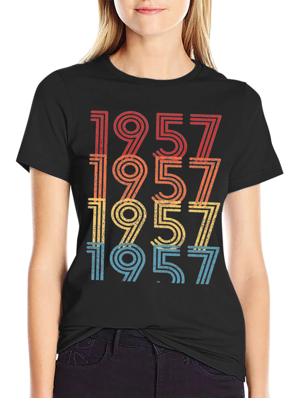 Retro 1957 Birthday Graphic T-Shirt