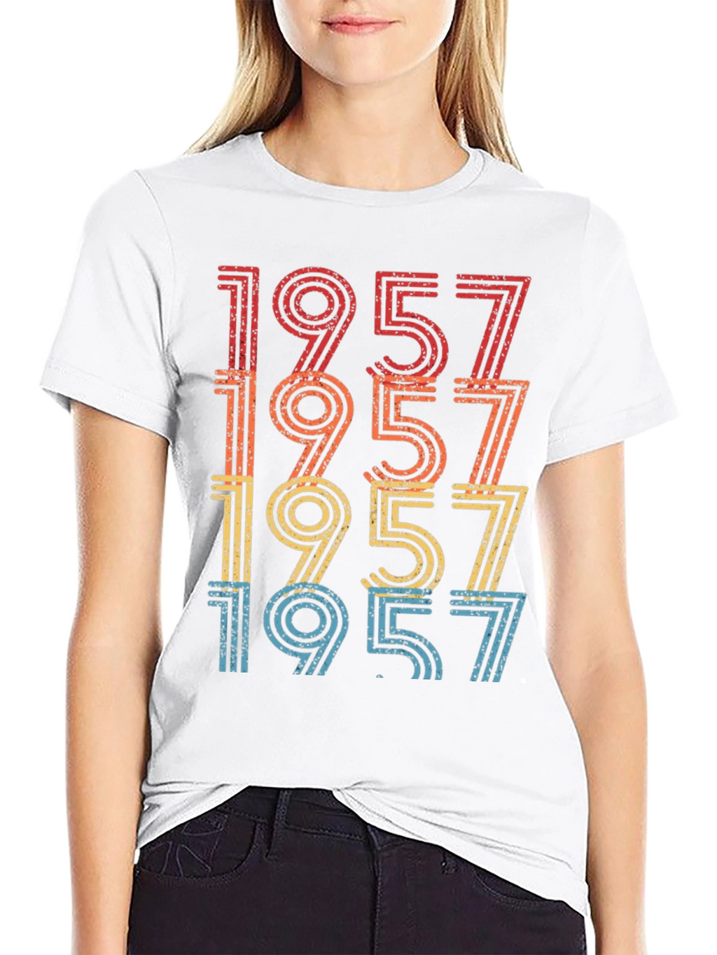 Retro 1957 Birthday Graphic T-Shirt