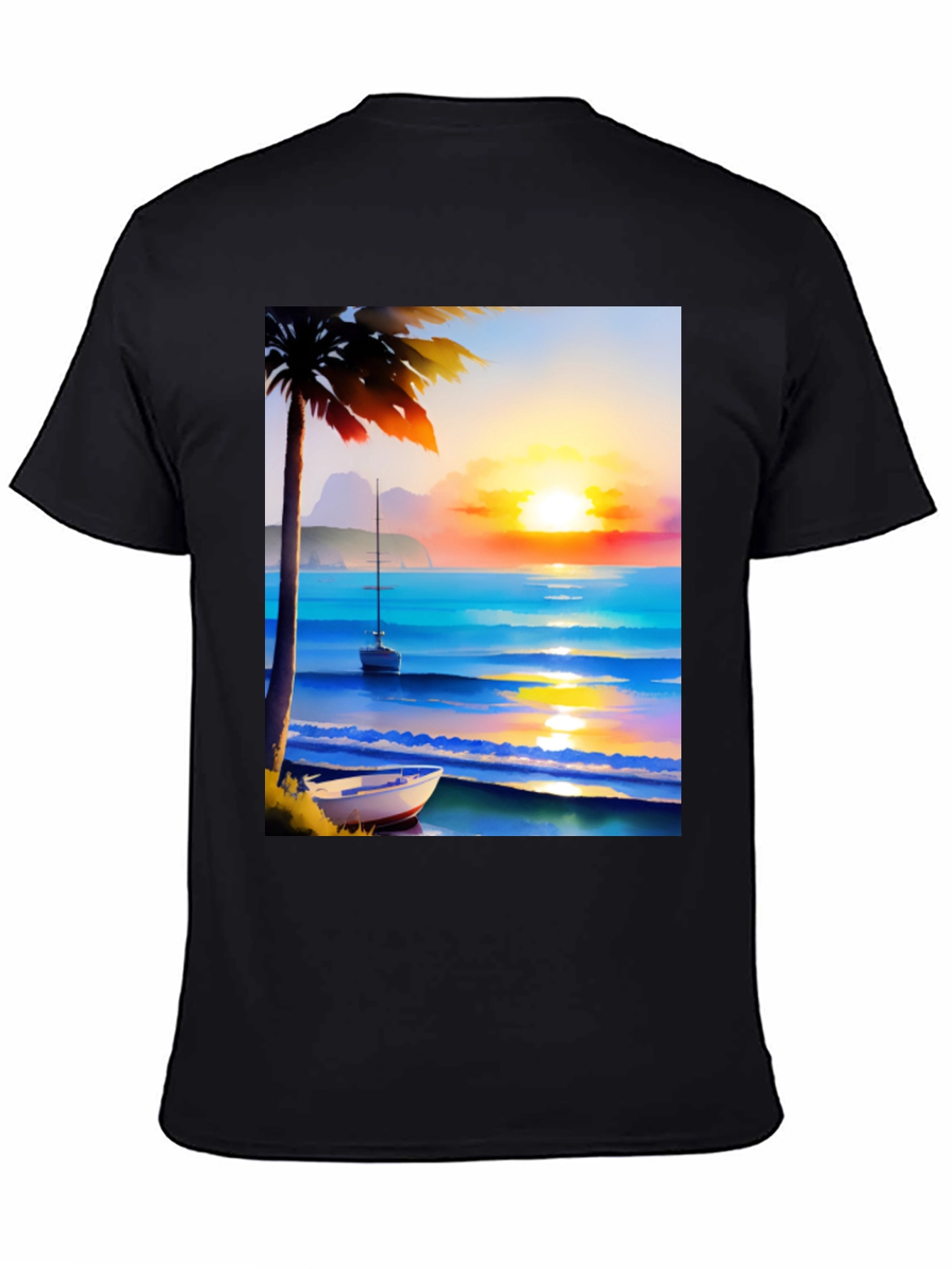 Tropical Sunset Beach T-Shirt