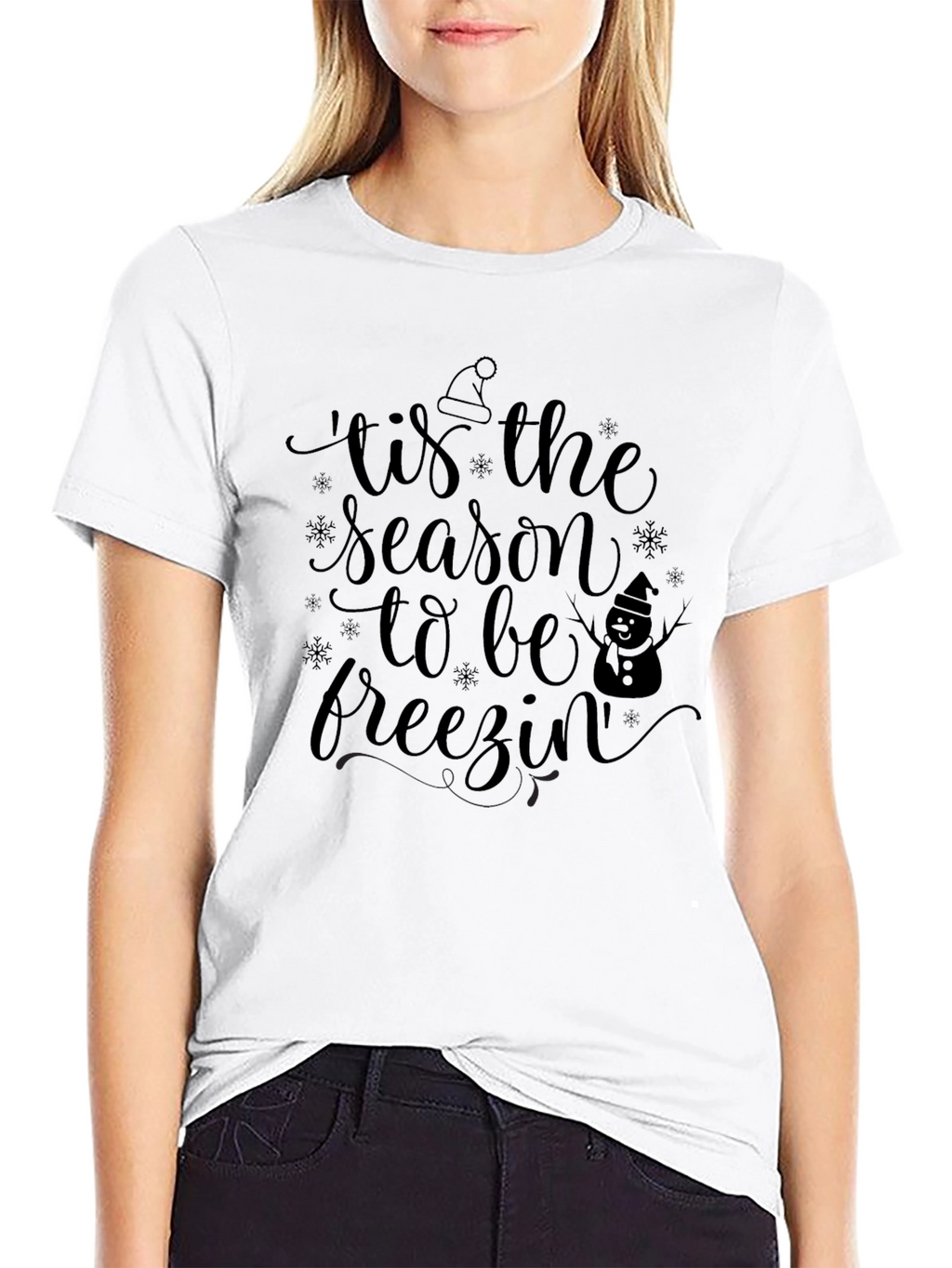 Tis the Season to be Freezin Graphic T-Shirt