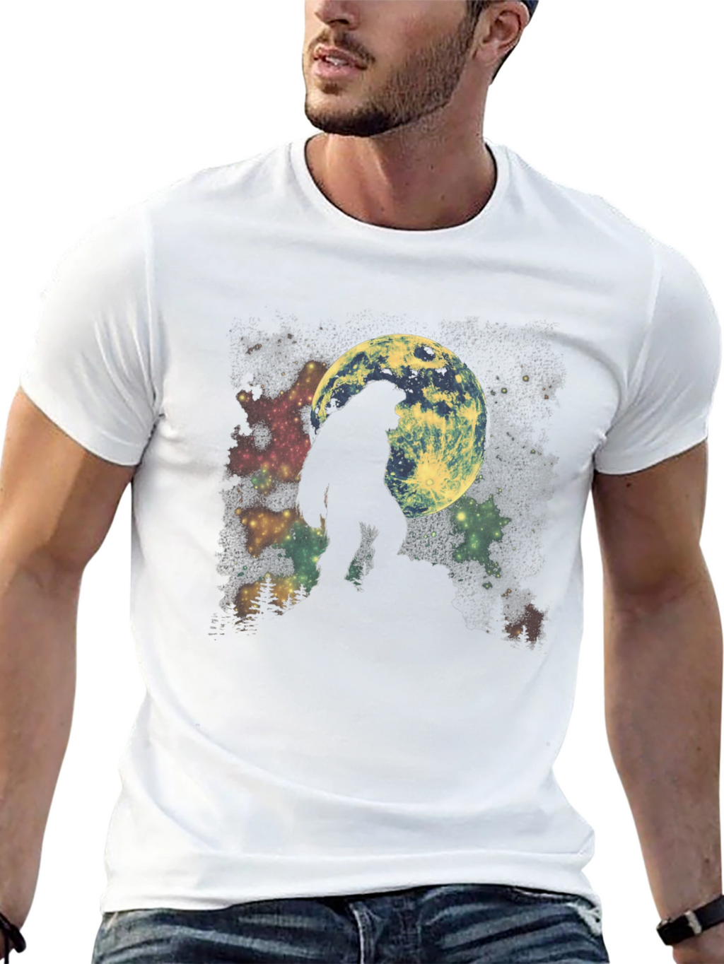 Bigfoot Moon T-Shirt