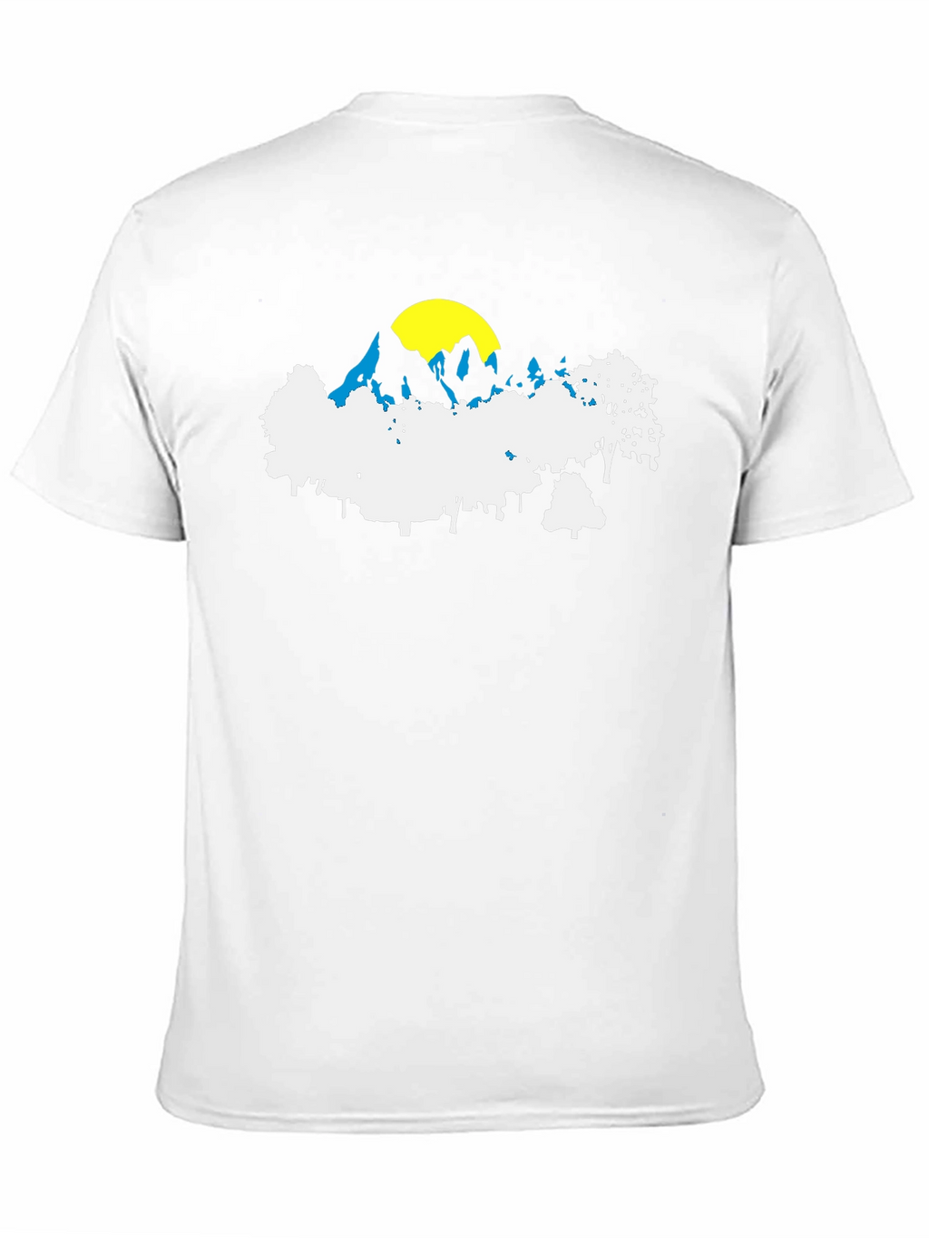 Mountainscape Graphic T-Shirt - Black