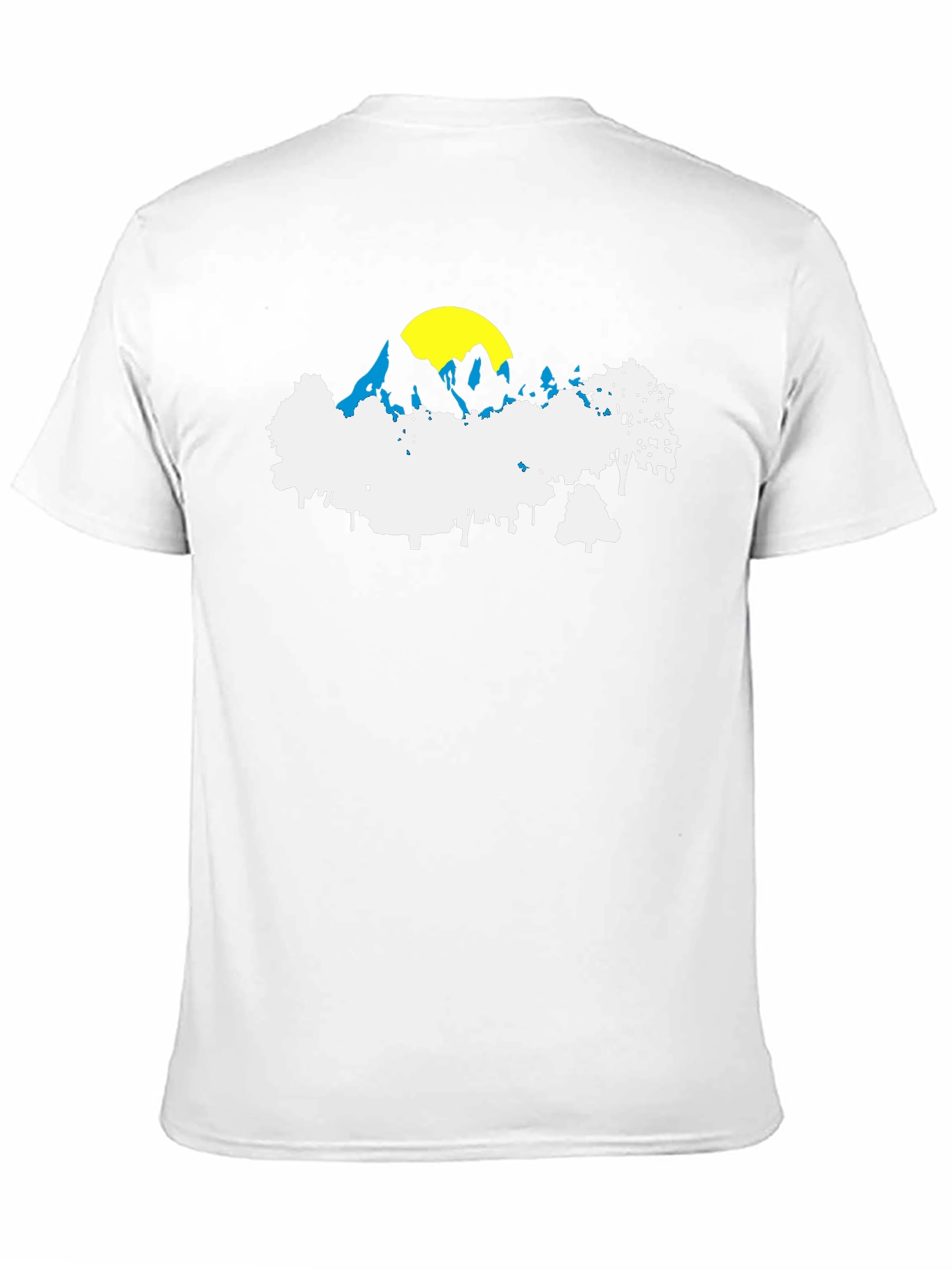 Mountainscape Graphic T-Shirt - Black