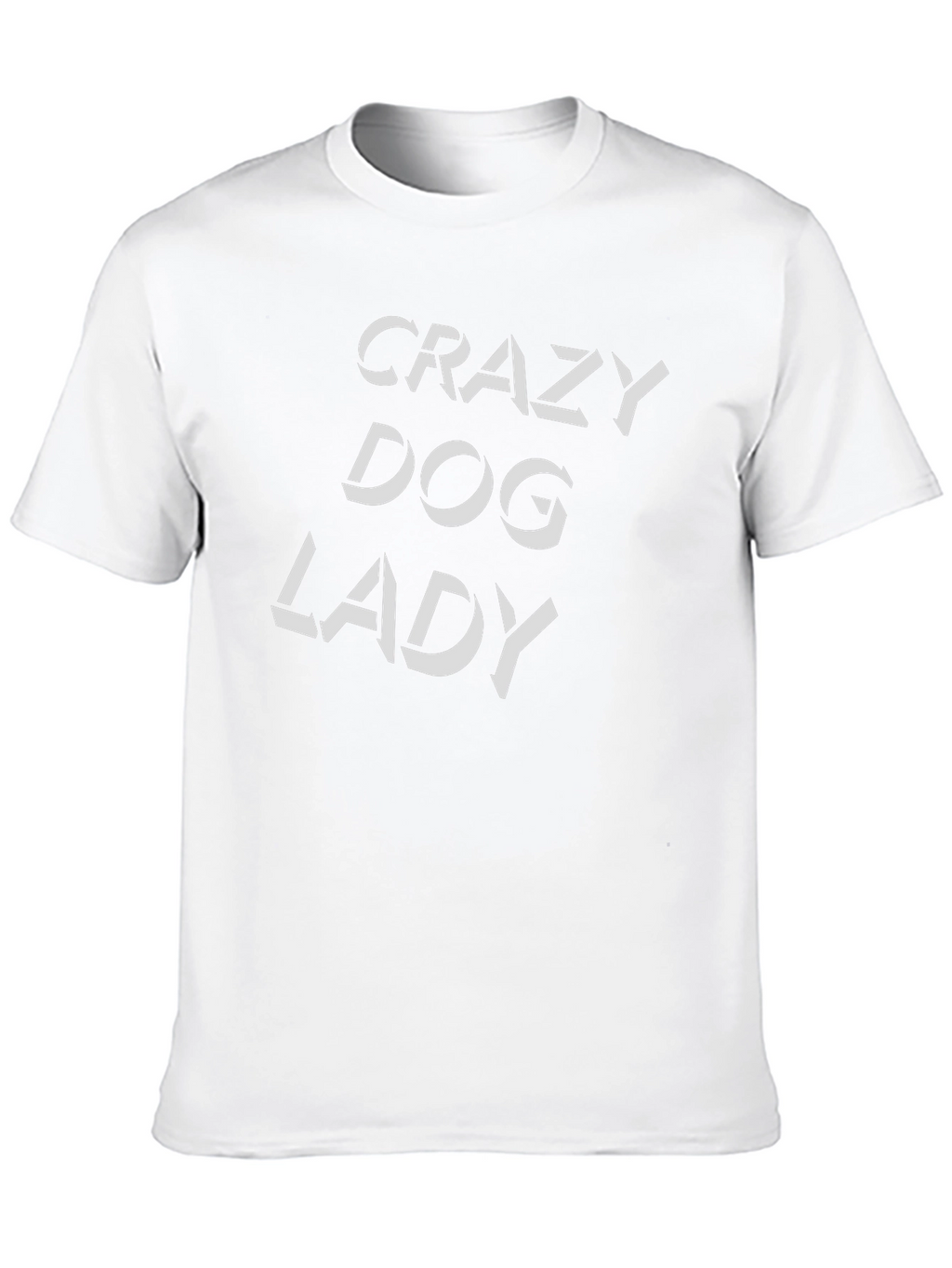 Crazy Dog Lady Black T-Shirt