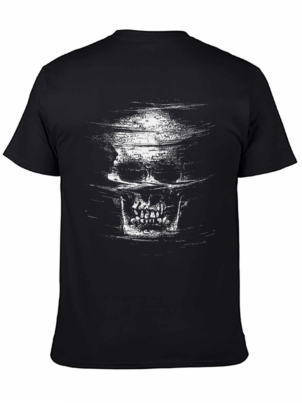 Skull Graphic Black T-Shirt - Edgy Style
