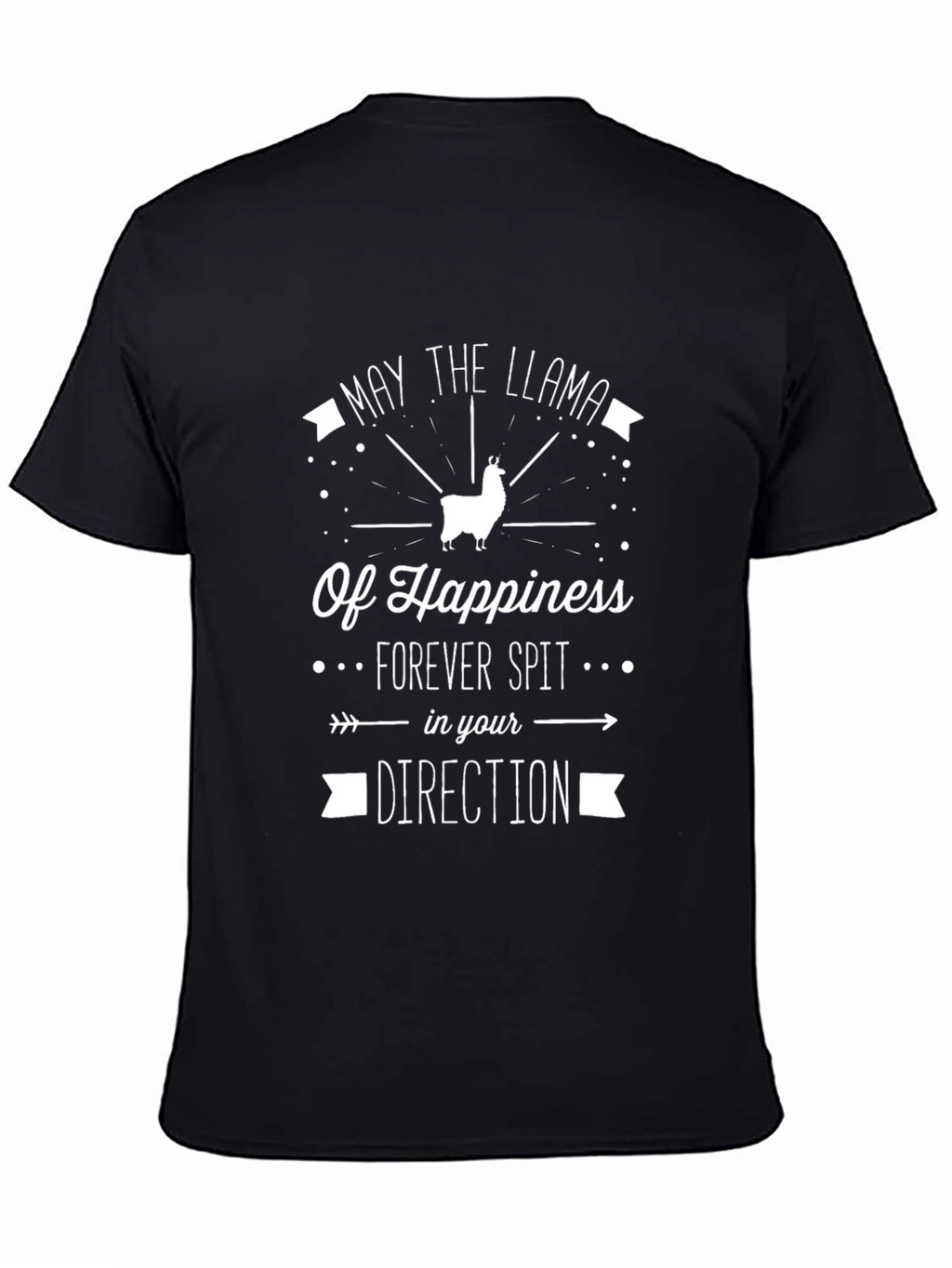 Llama Happiness T-Shirt - Funny Graphic Tee