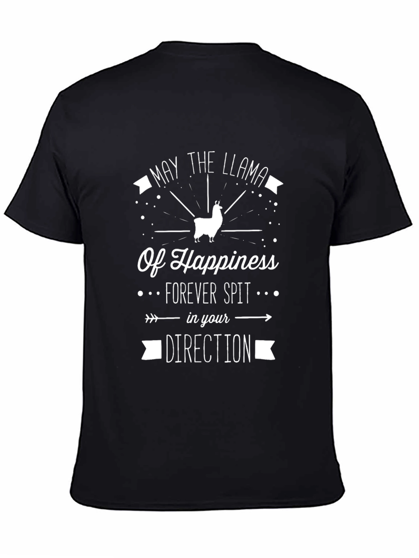 Llama Happiness T-Shirt - Funny Graphic Tee