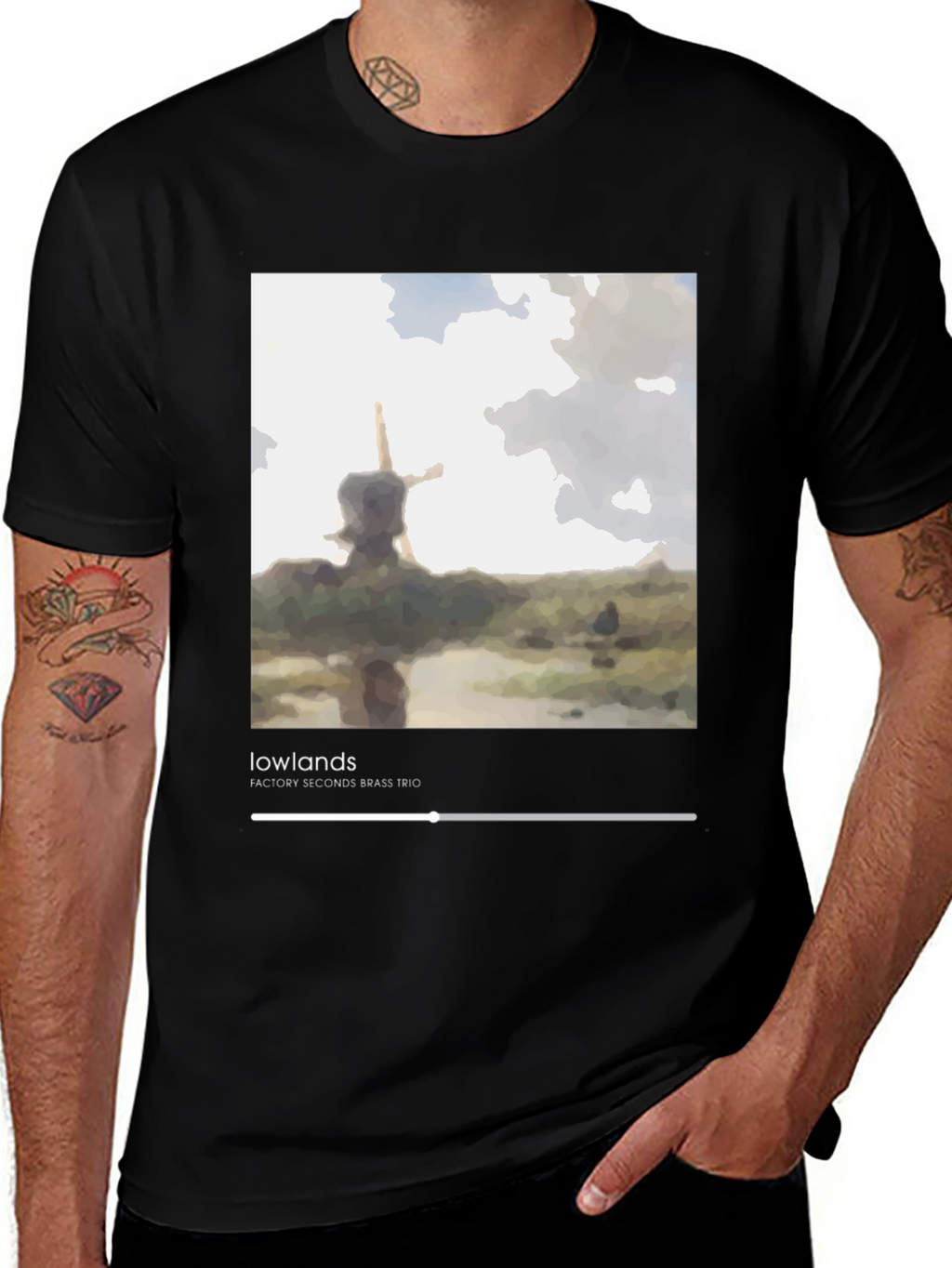 Lowlands Brass Trio Black T-Shirt