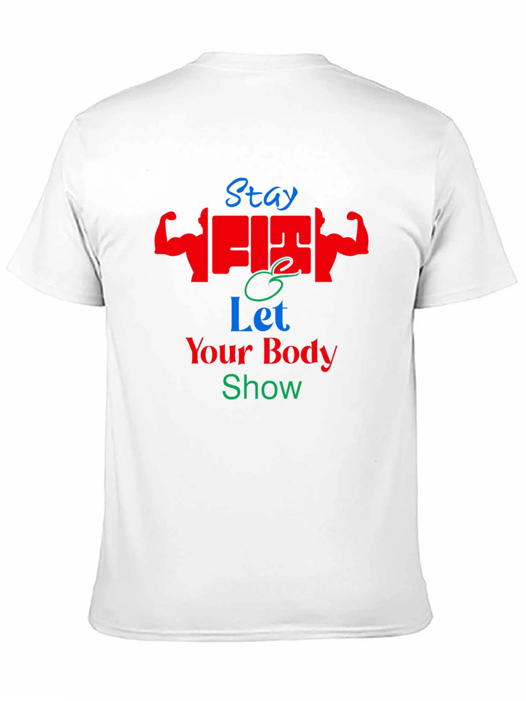 Stay Fit Graphic T-Shirt - Black