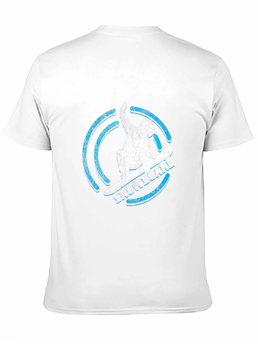 Cool Snowboarder Graphic Tee - Black Cotton T-Shirt