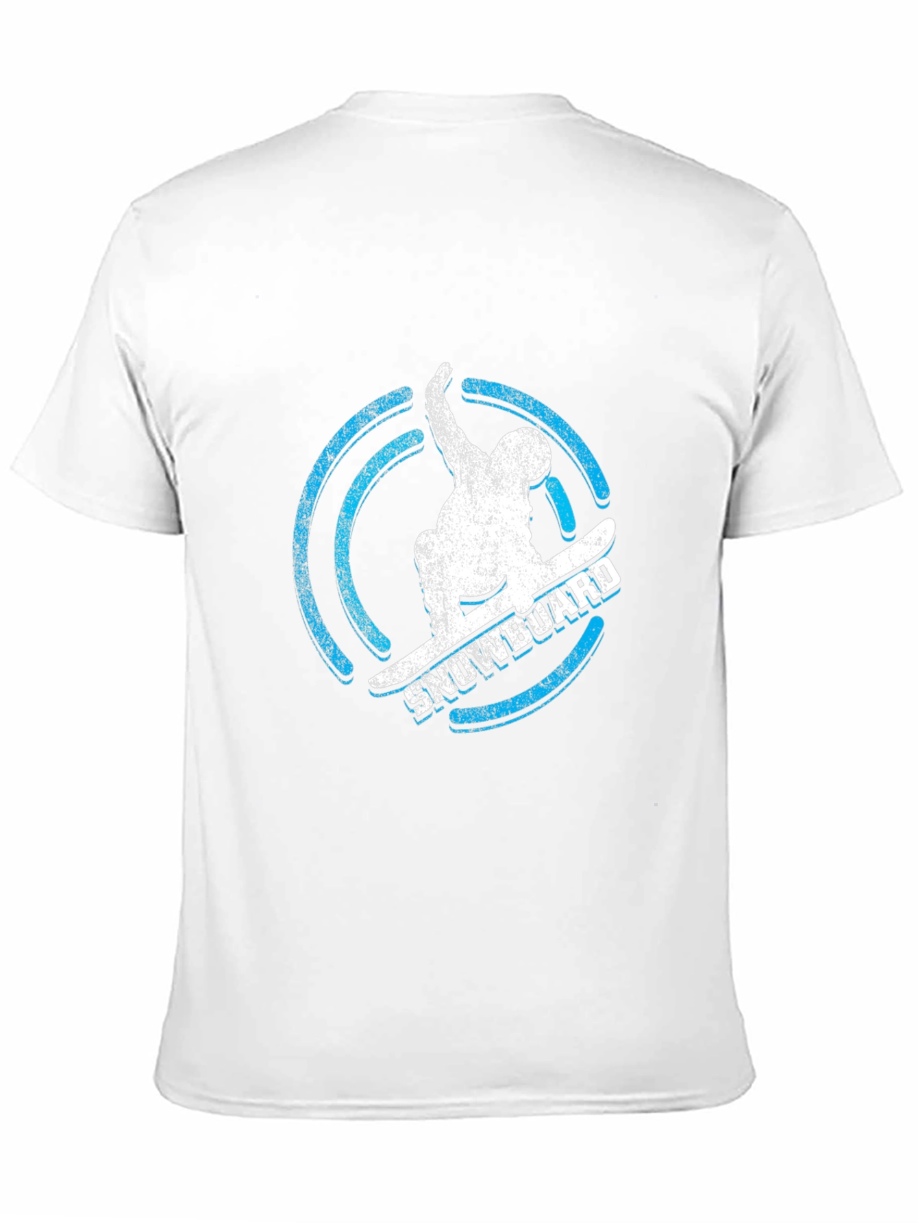Cool Snowboarder Graphic Tee - Black Cotton T-Shirt