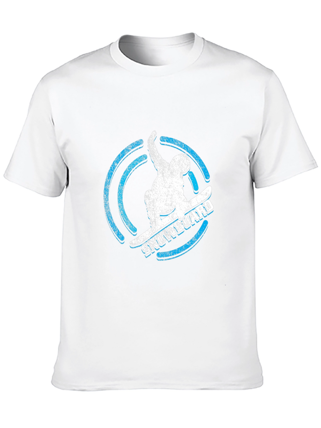 Cool Snowboarder Graphic Tee - Black Cotton T-Shirt