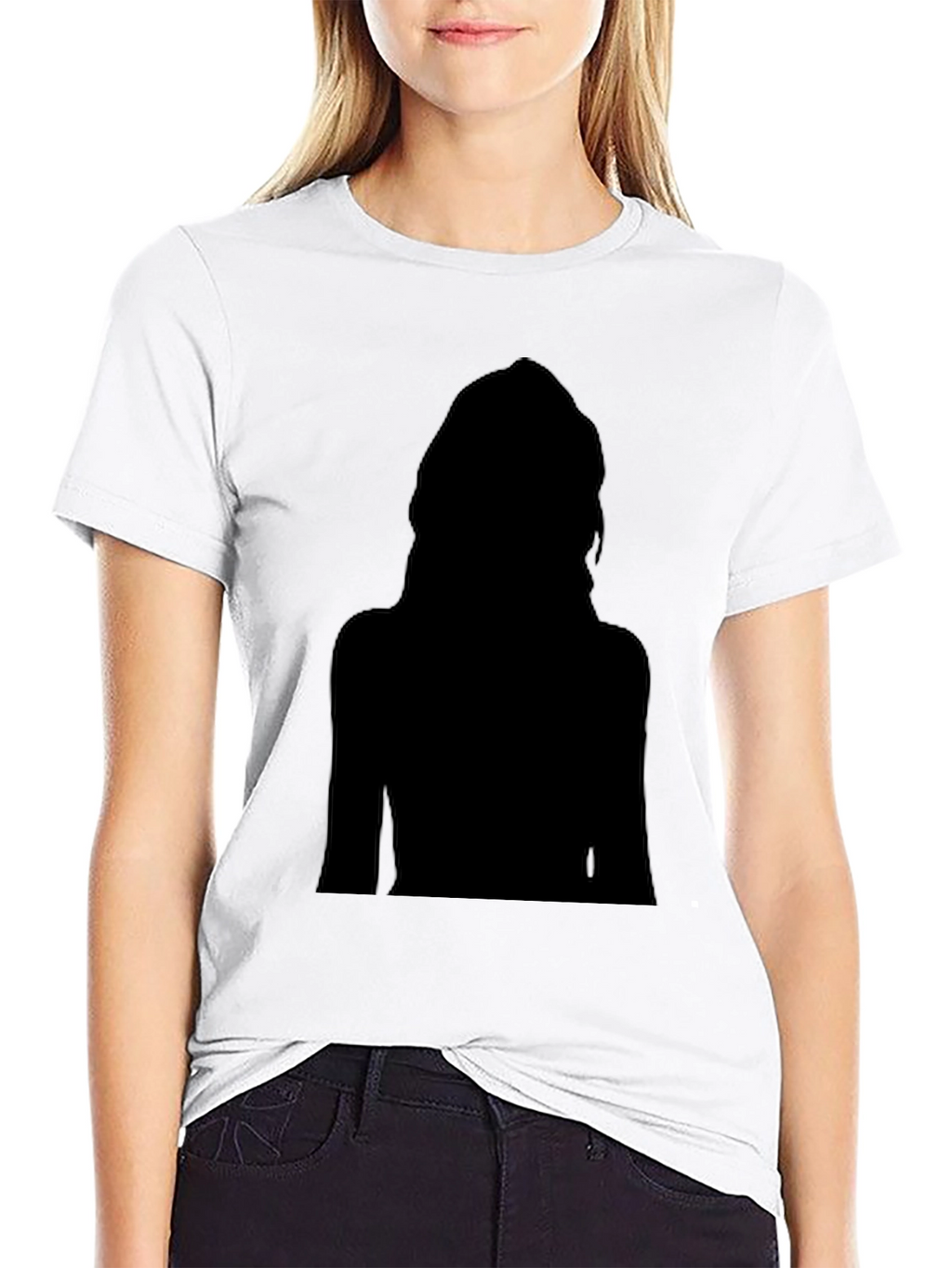 Silhouette Graphic Black T-Shirt