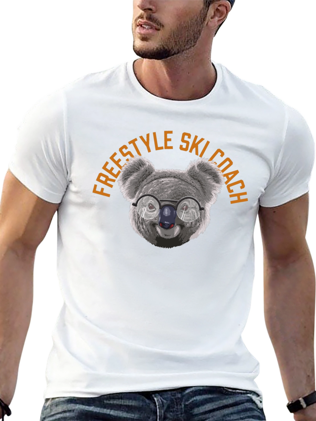 Freestyle Ski Coach Koala Bear T-Shirt