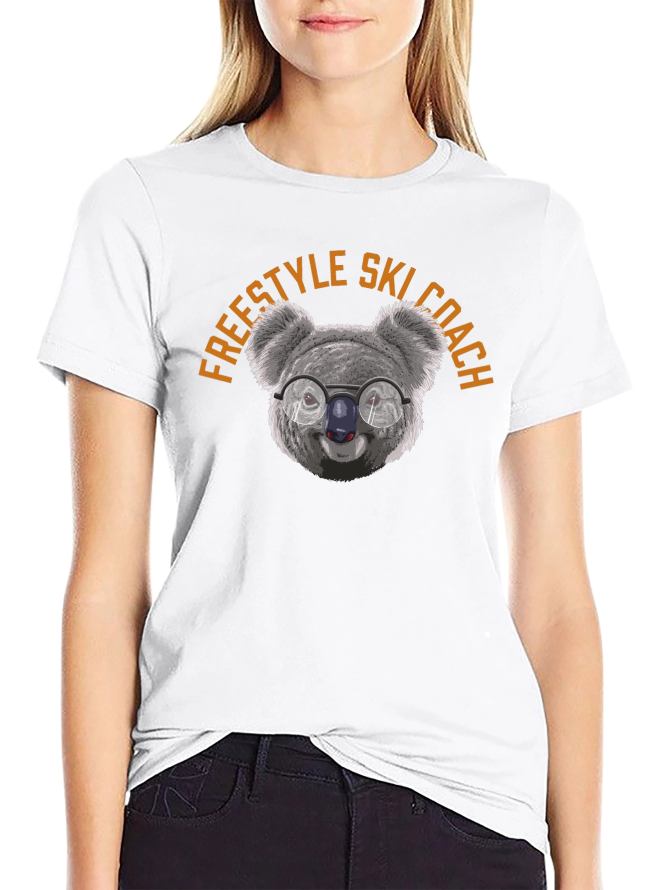 Freestyle Ski Coach Koala Bear T-Shirt