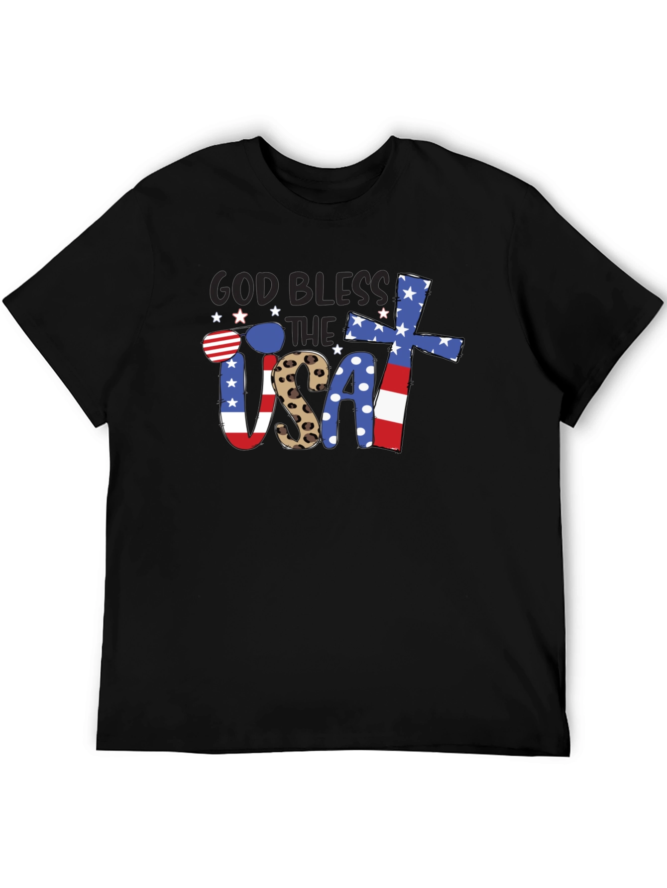 God Bless USA Patriotic T-Shirt