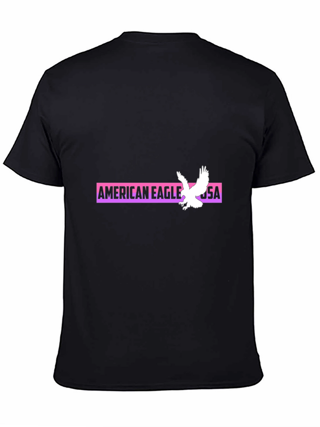 American Eagle USA Graphic Black T-Shirt