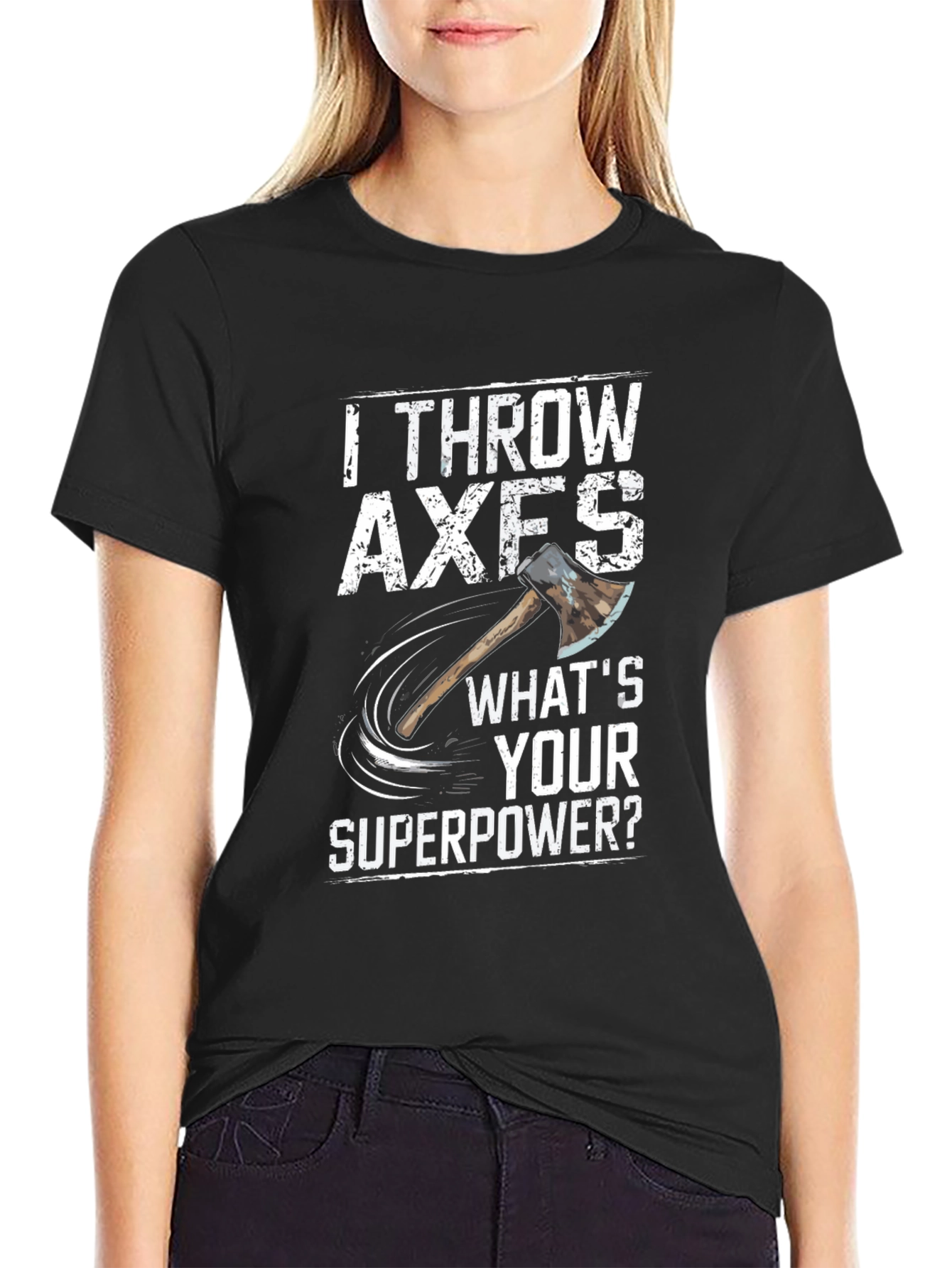 Axe Throwing Superpower T-Shirt
