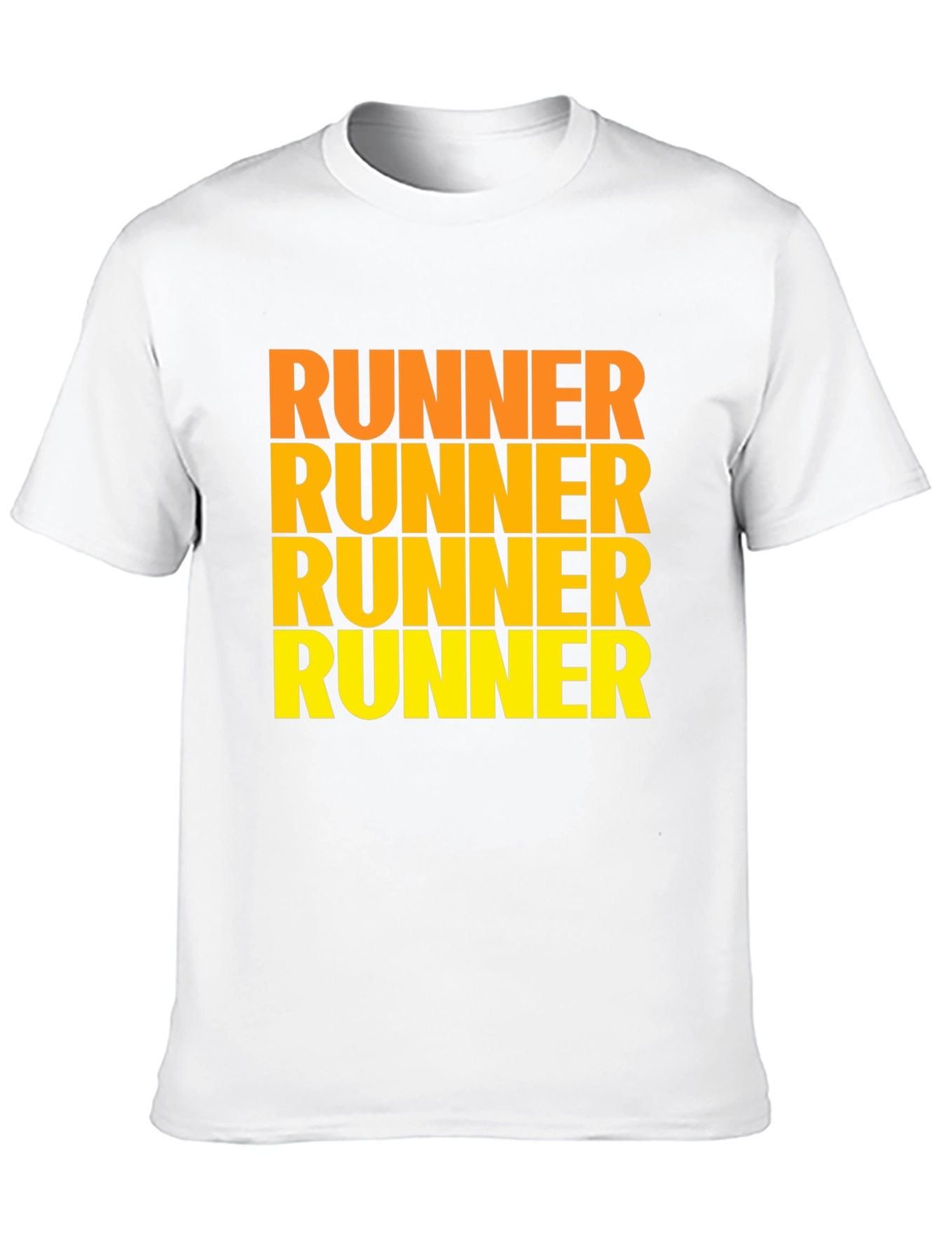 Runner Text Graphic Black T-Shirt