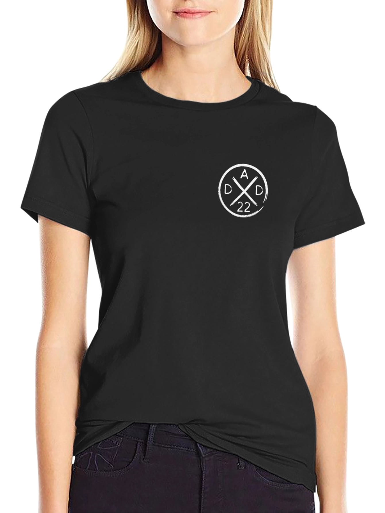Trendy Black Graphic Tee