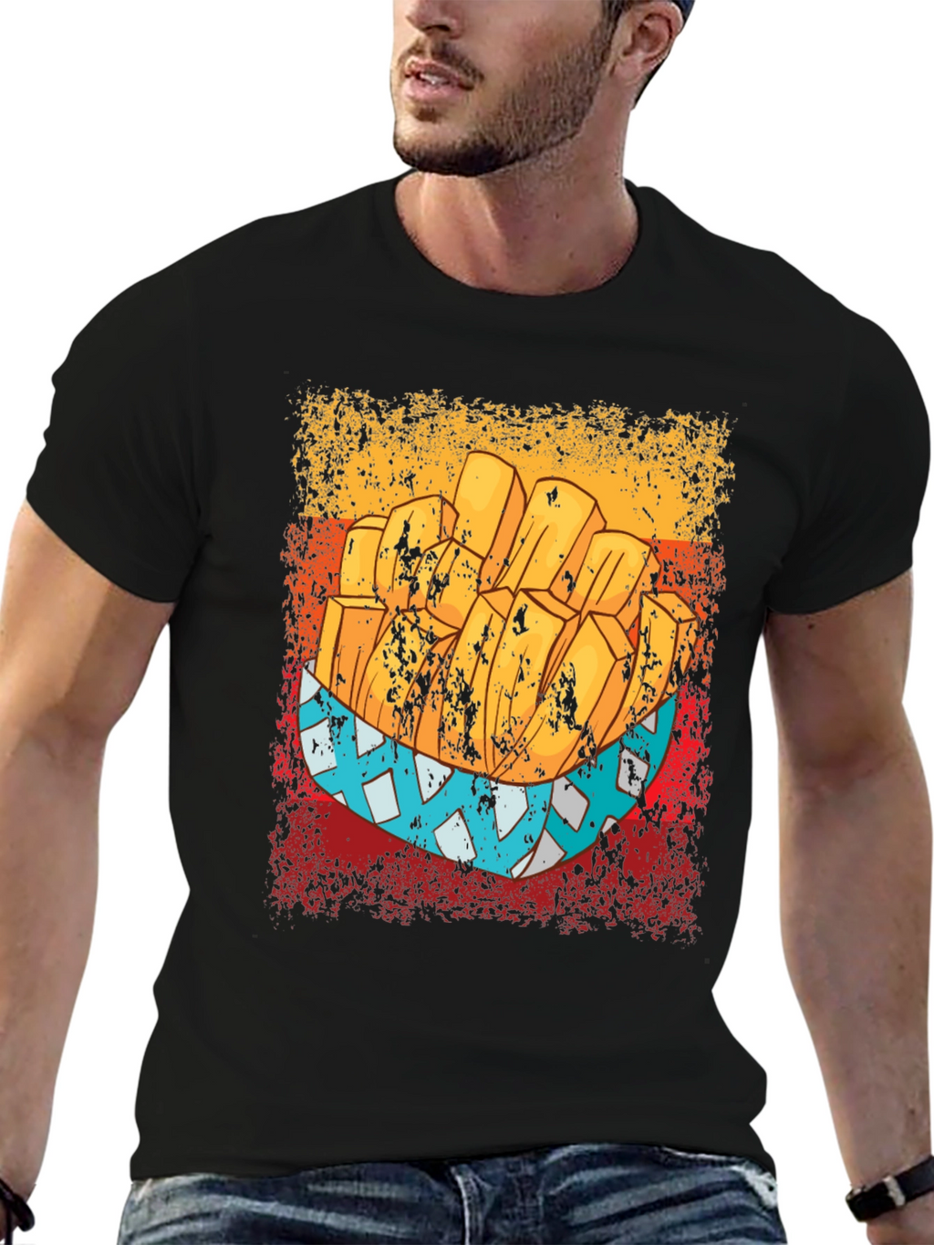 Retro French Fries Graphic Tee