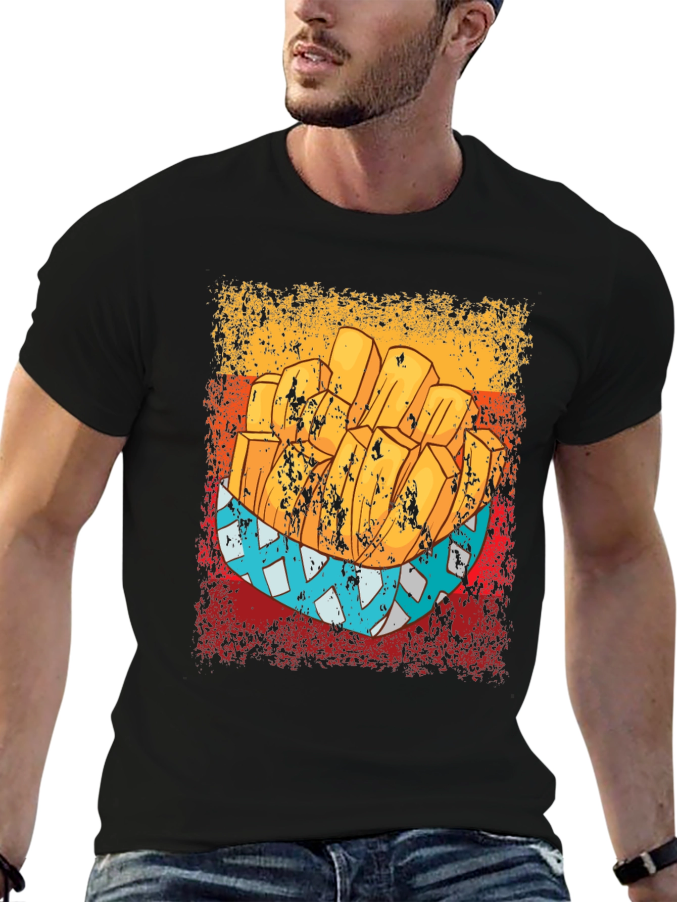 Retro French Fries Graphic Tee