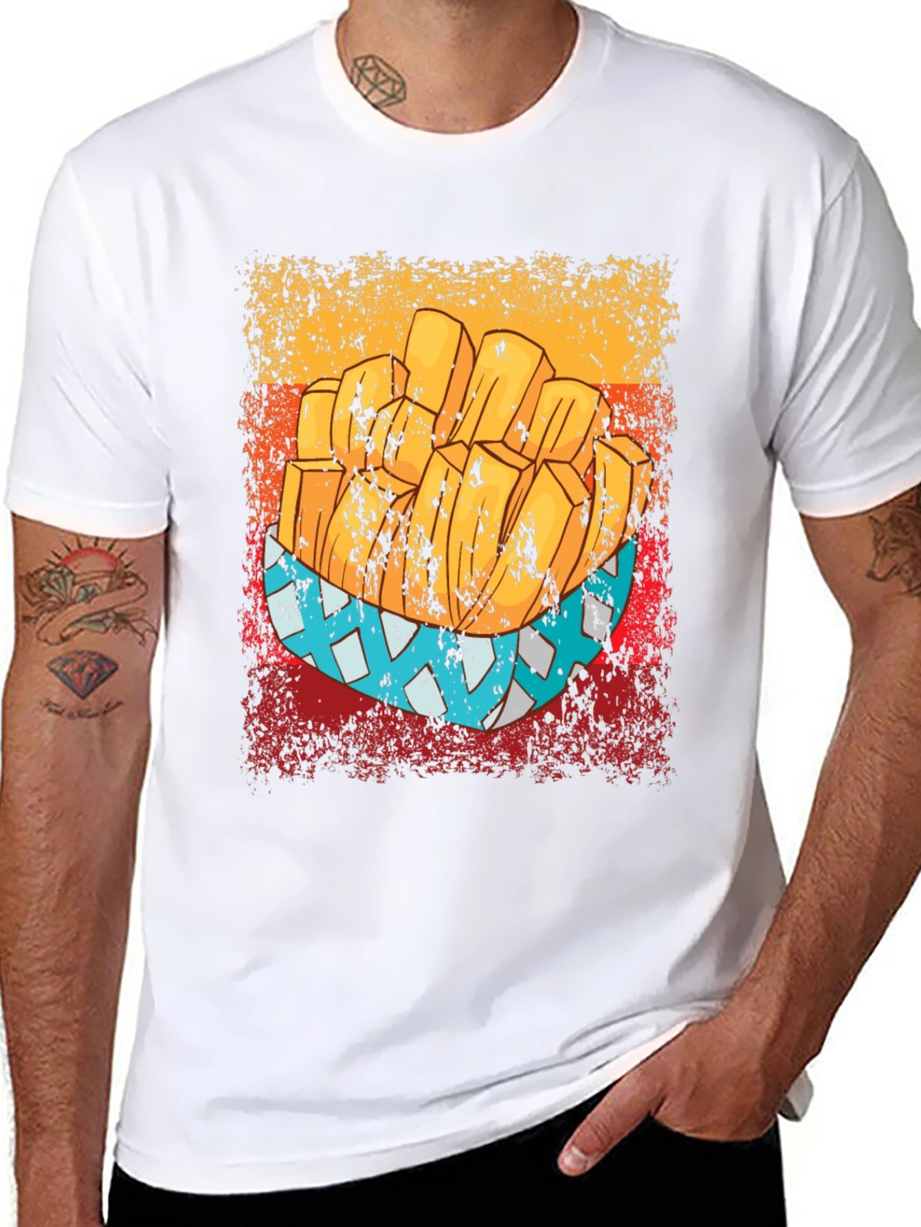 Retro French Fries Graphic Tee