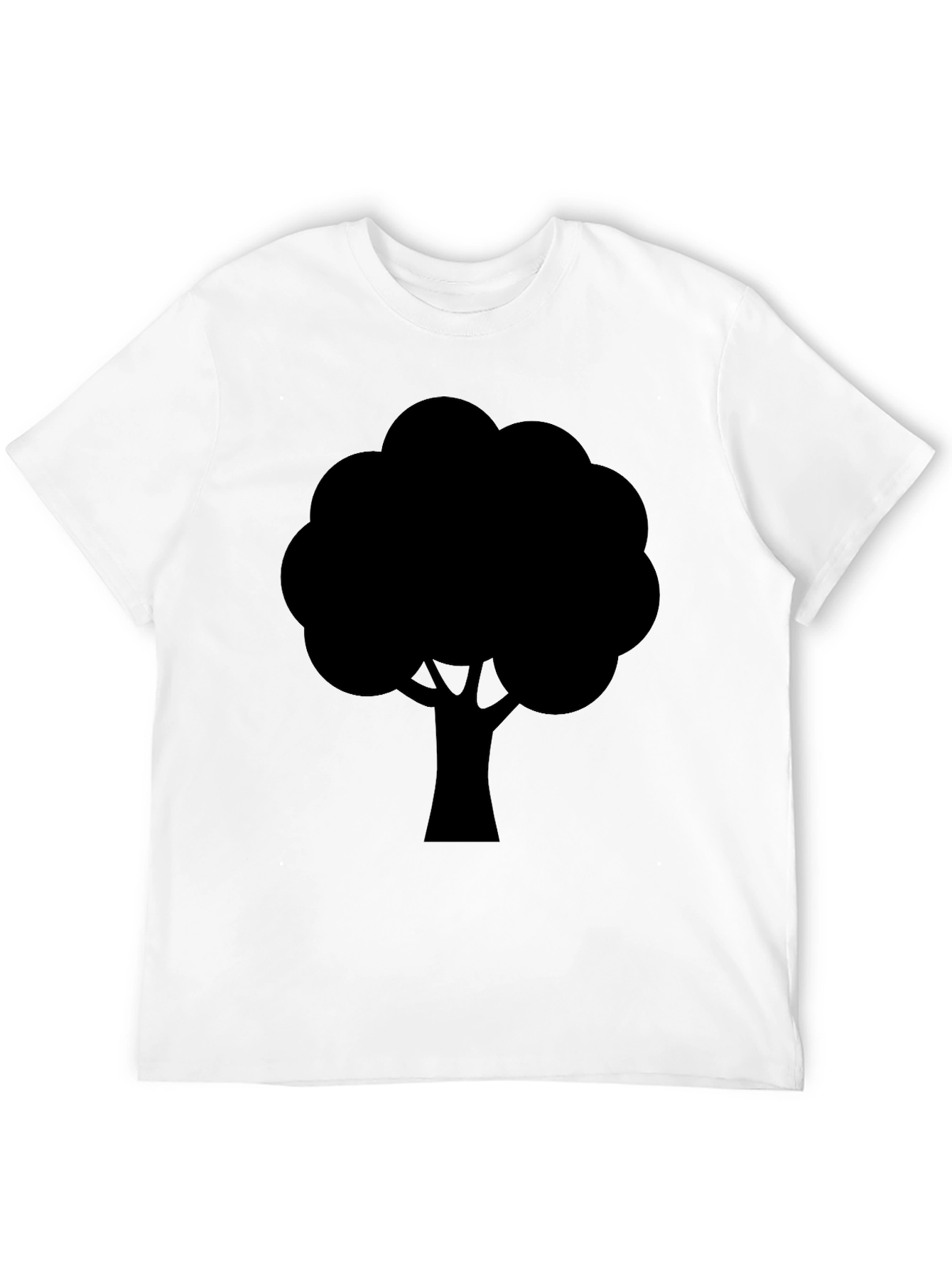 Black Tree Graphic Tee - Nature Inspired Casual Wear