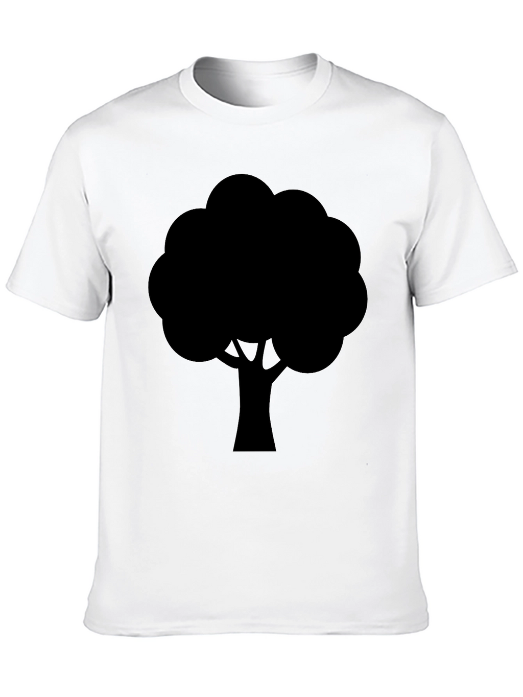 Black Tree Graphic Tee - Nature Inspired Casual Wear