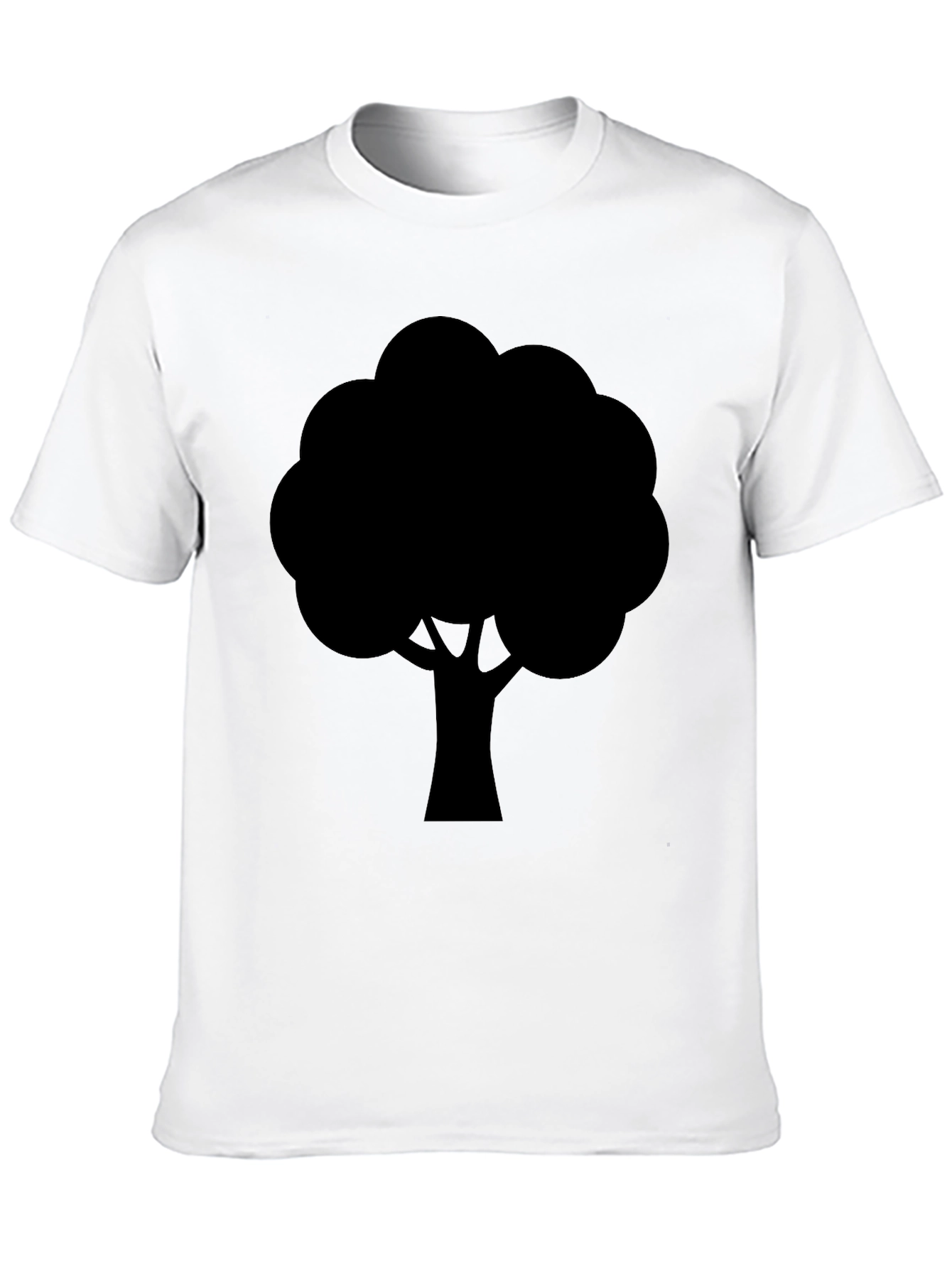 Black Tree Graphic Tee - Nature Inspired Casual Wear